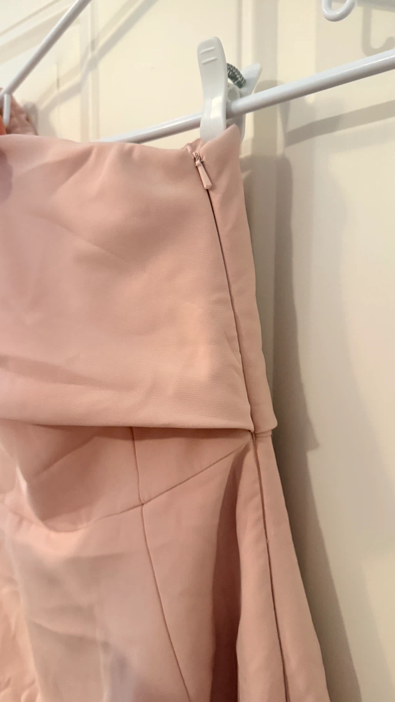 Pink One-Shoulder Cocktail Dress size US2 - photo 3