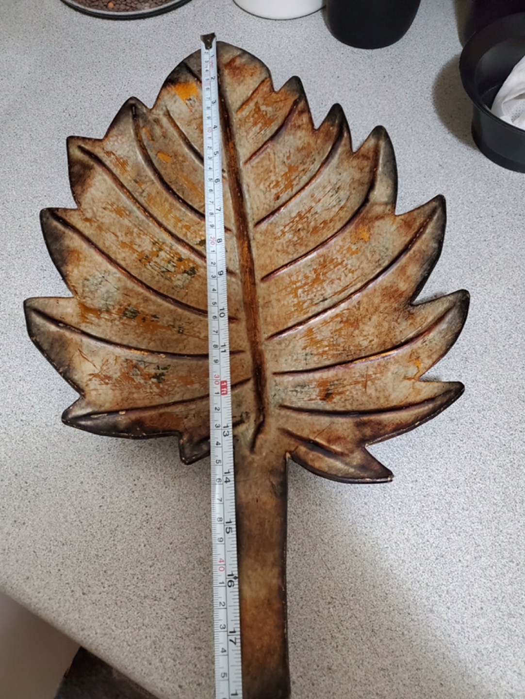 Metal Leaf Wall Decor Fruit Basket - photo 2