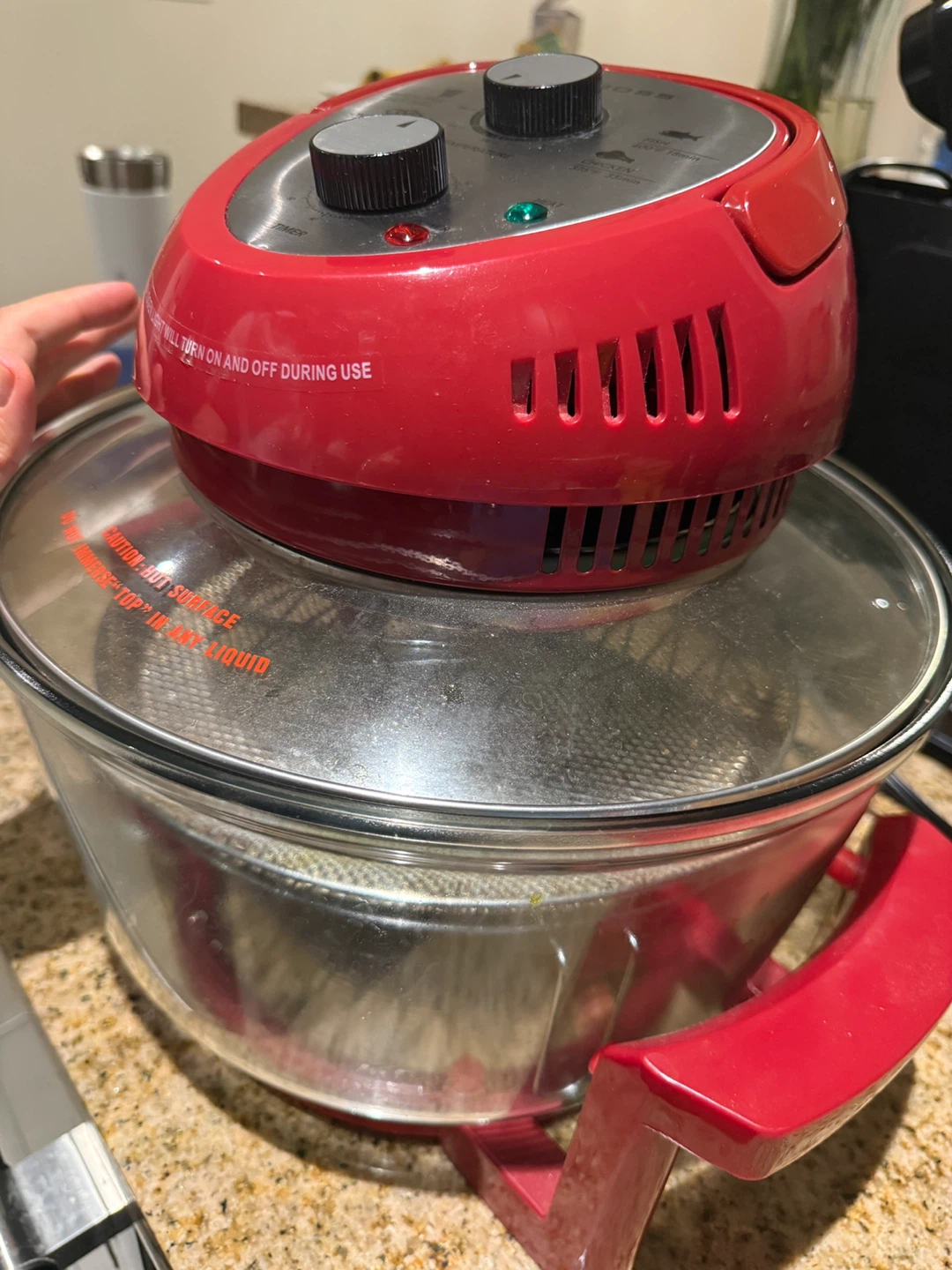 Big Boss Halogen Convection Oven Red - photo 4