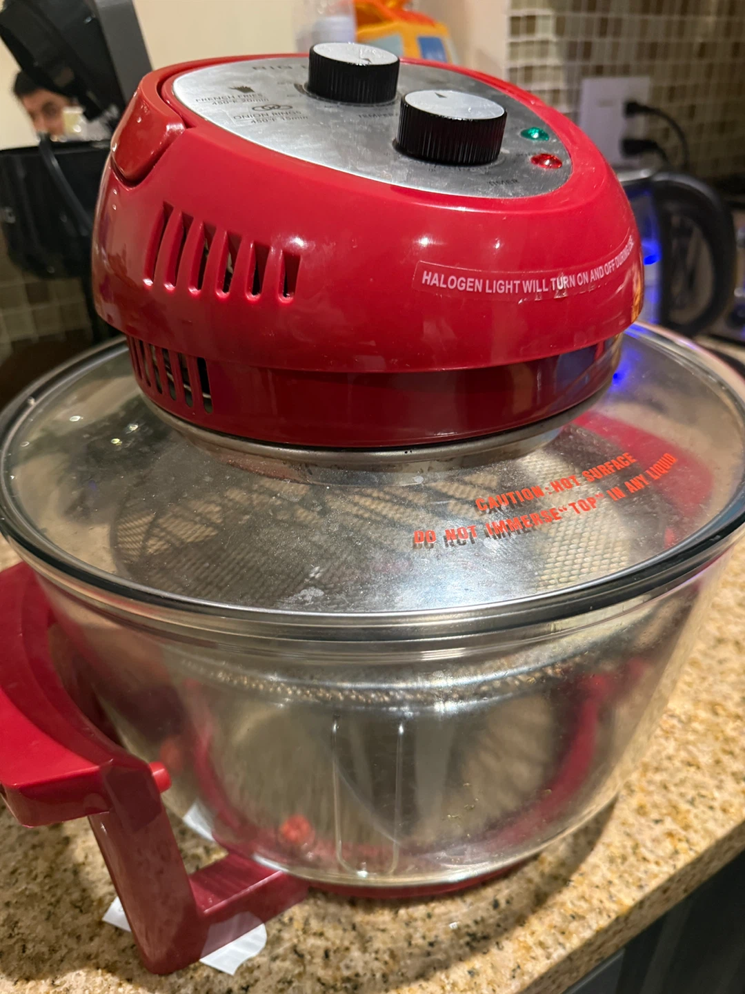 Big Boss Halogen Convection Oven Red - photo 2