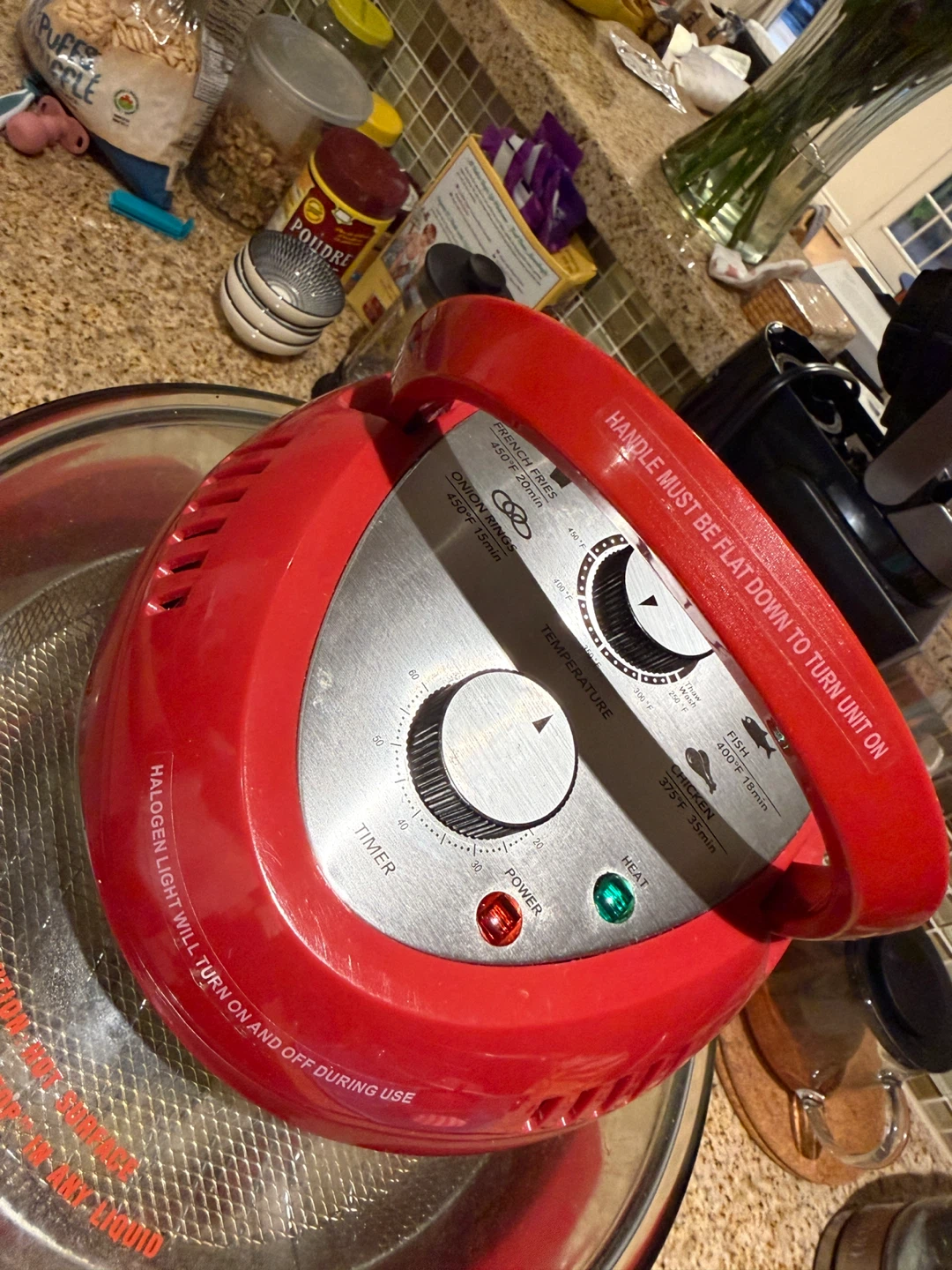 Big Boss Halogen Convection Oven Red - photo 3