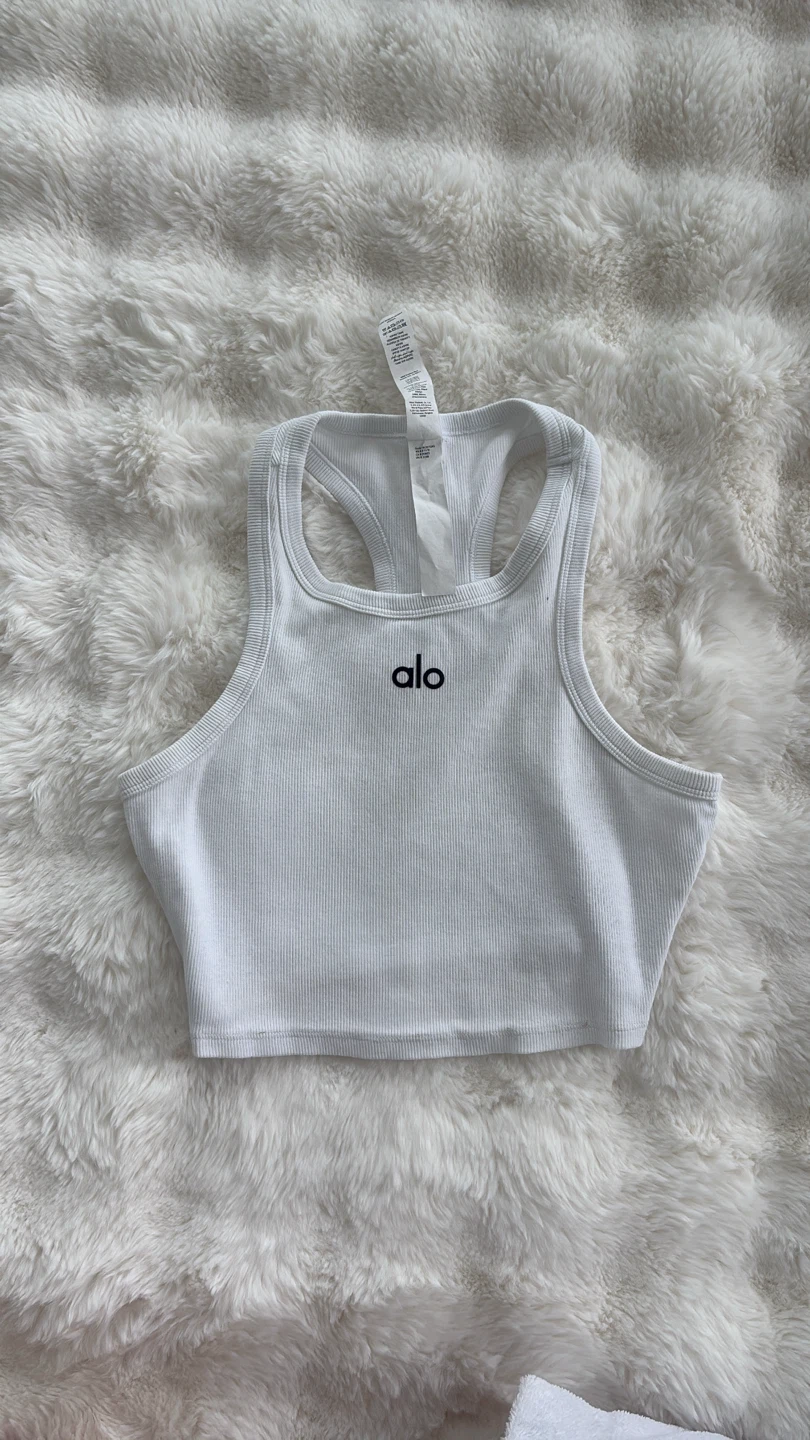 Alo Yoga Aspire Tank Top - White