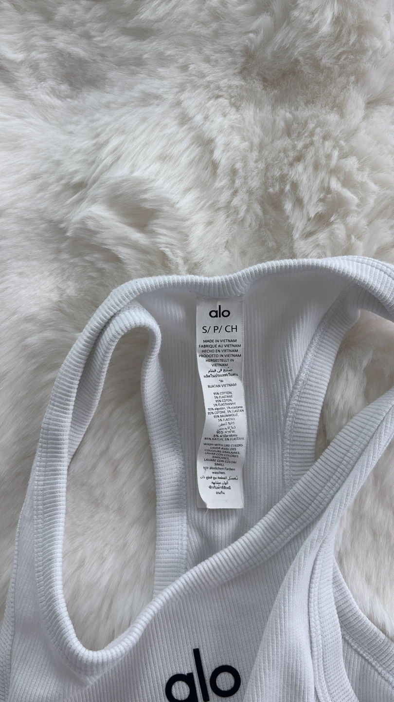 Alo Yoga Aspire Tank Top - White - photo 3