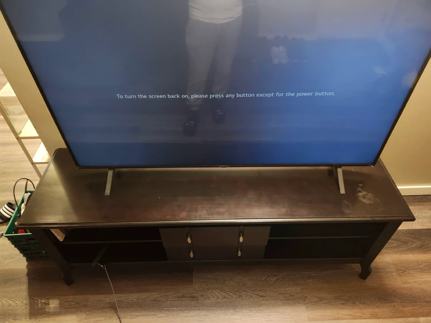 Dark Wood TV Stand - photo 2