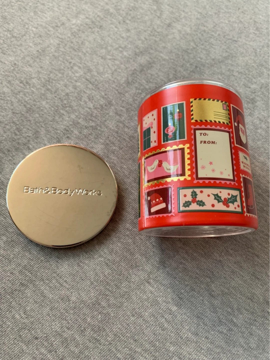 Bath & Body Works Empty Holiday Candle Holder