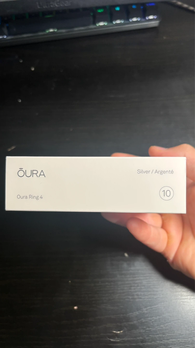 Oura Ring 4 Silver Size 10 BRAND NEW - photo 3