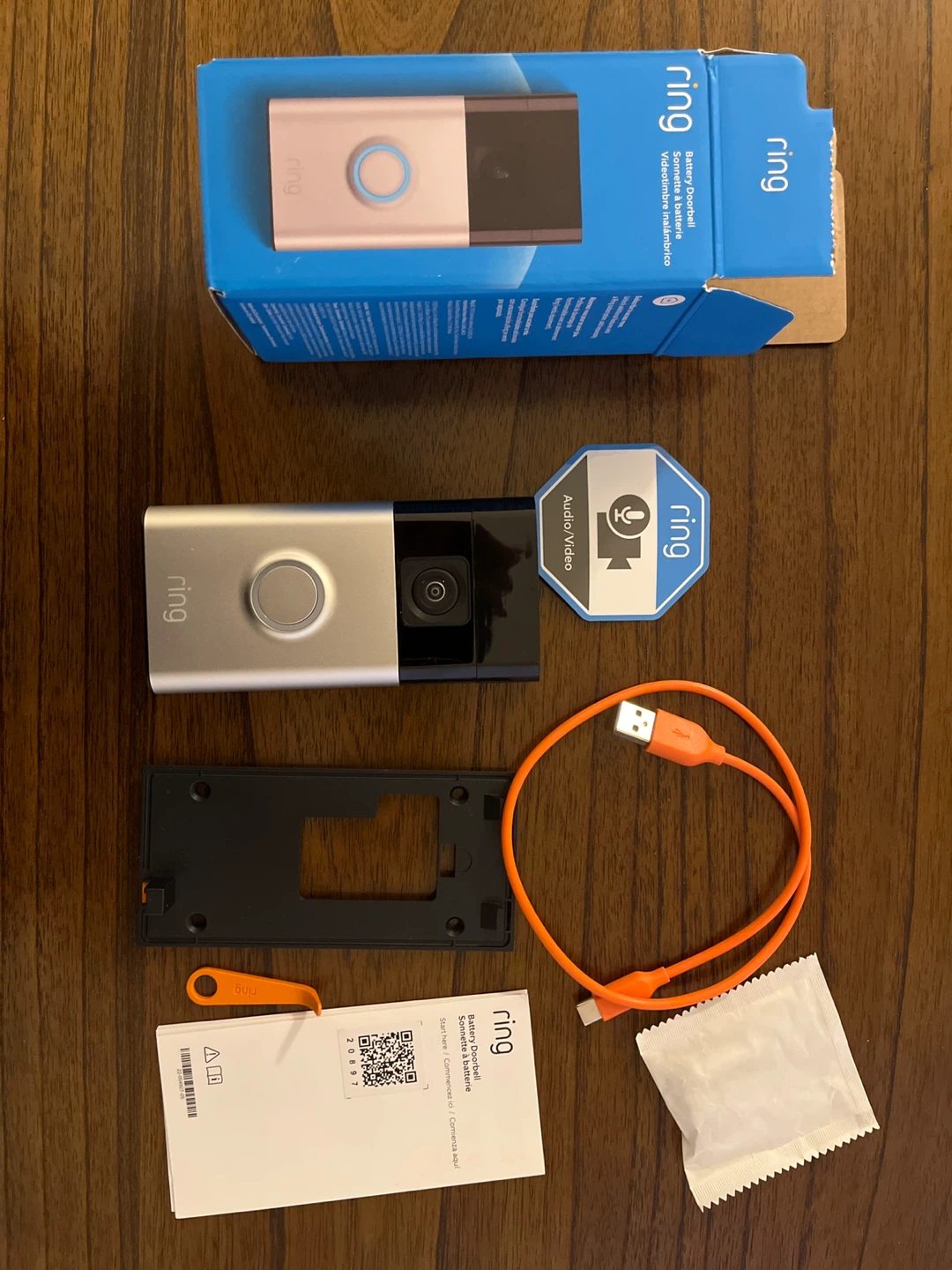 Ring Battery Doorbell (Audio/Video)