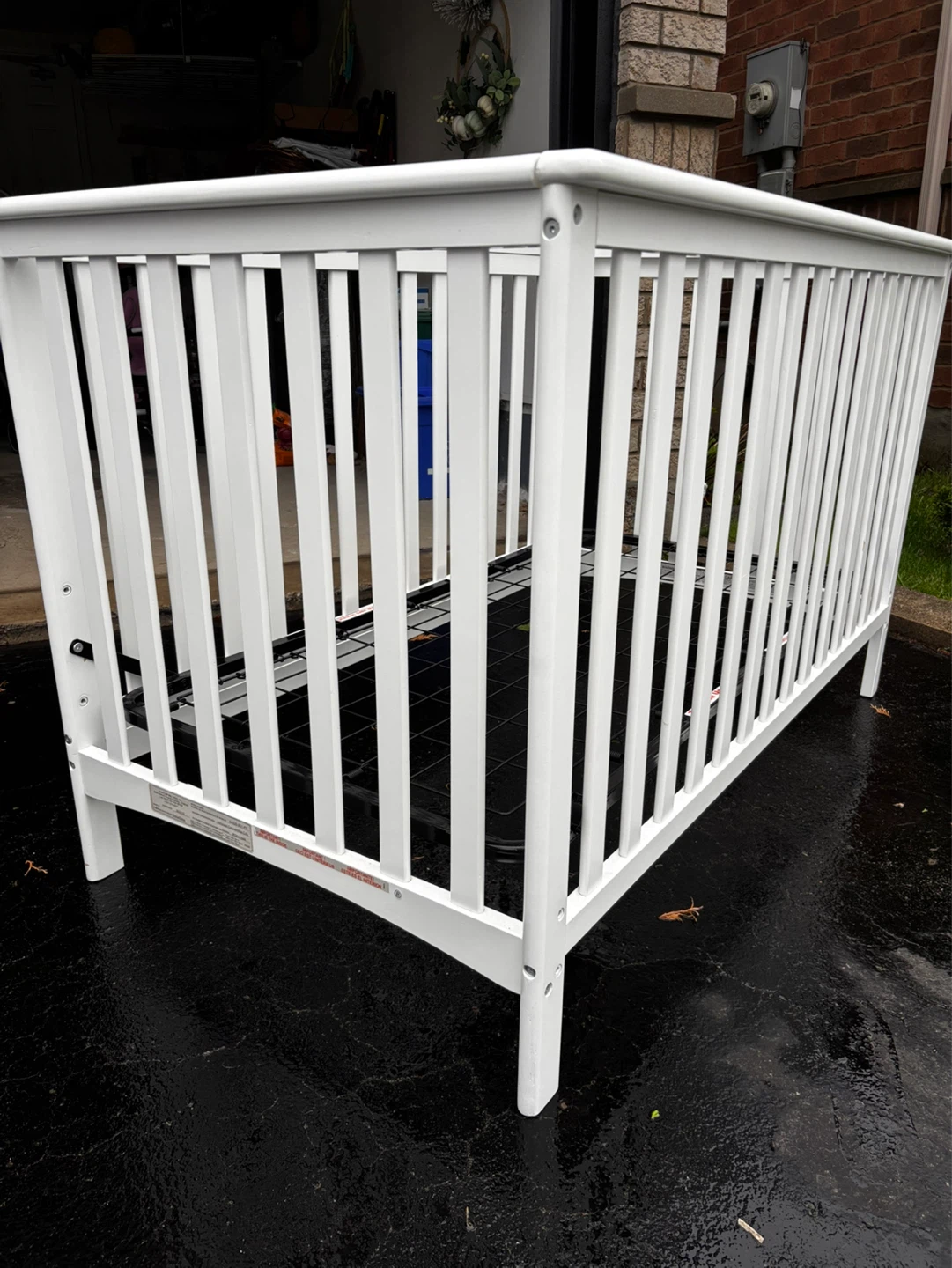 White Baby Crib - photo 4