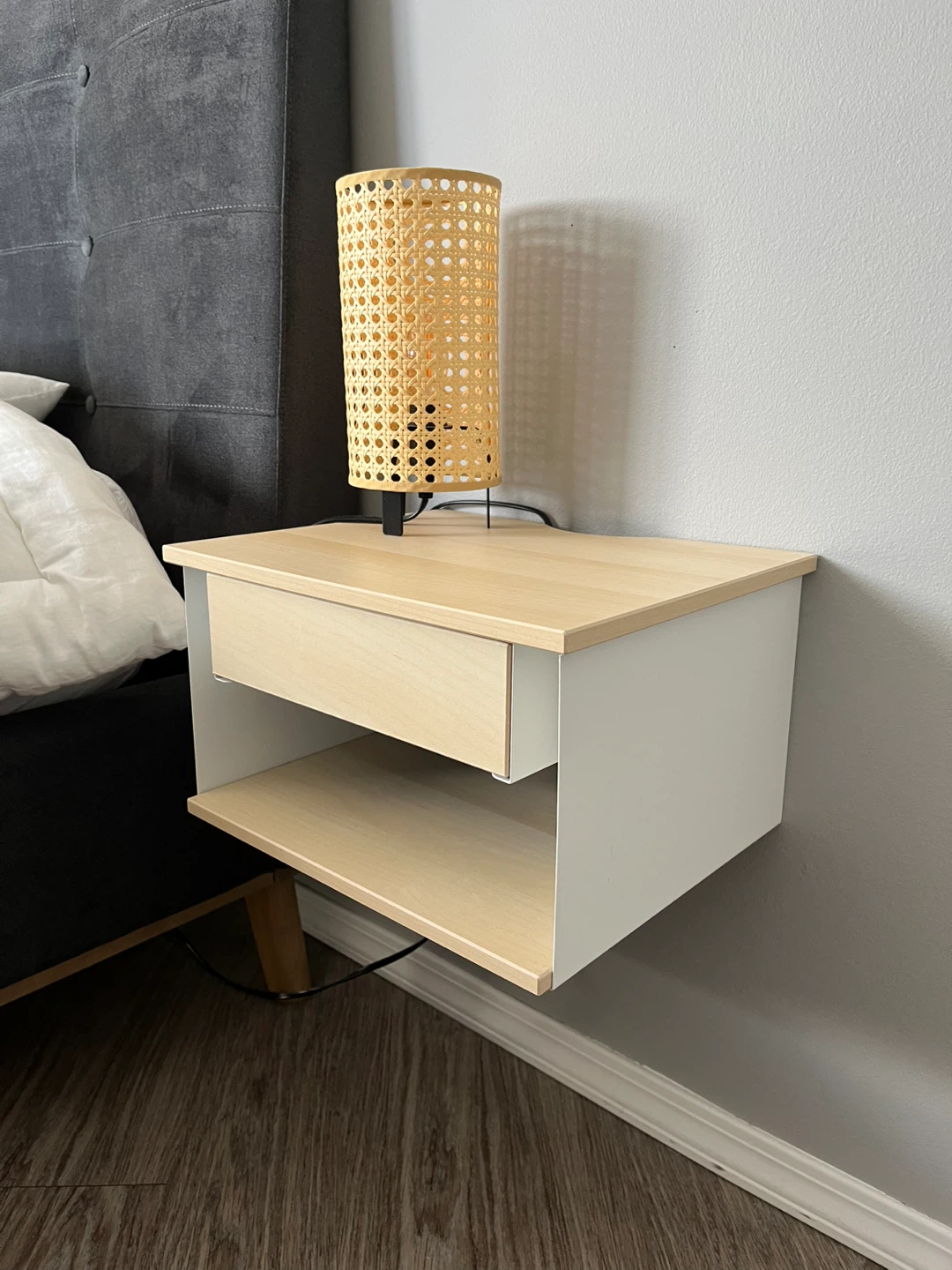 2x Wall-Mounted Nightstands ($10 each)
