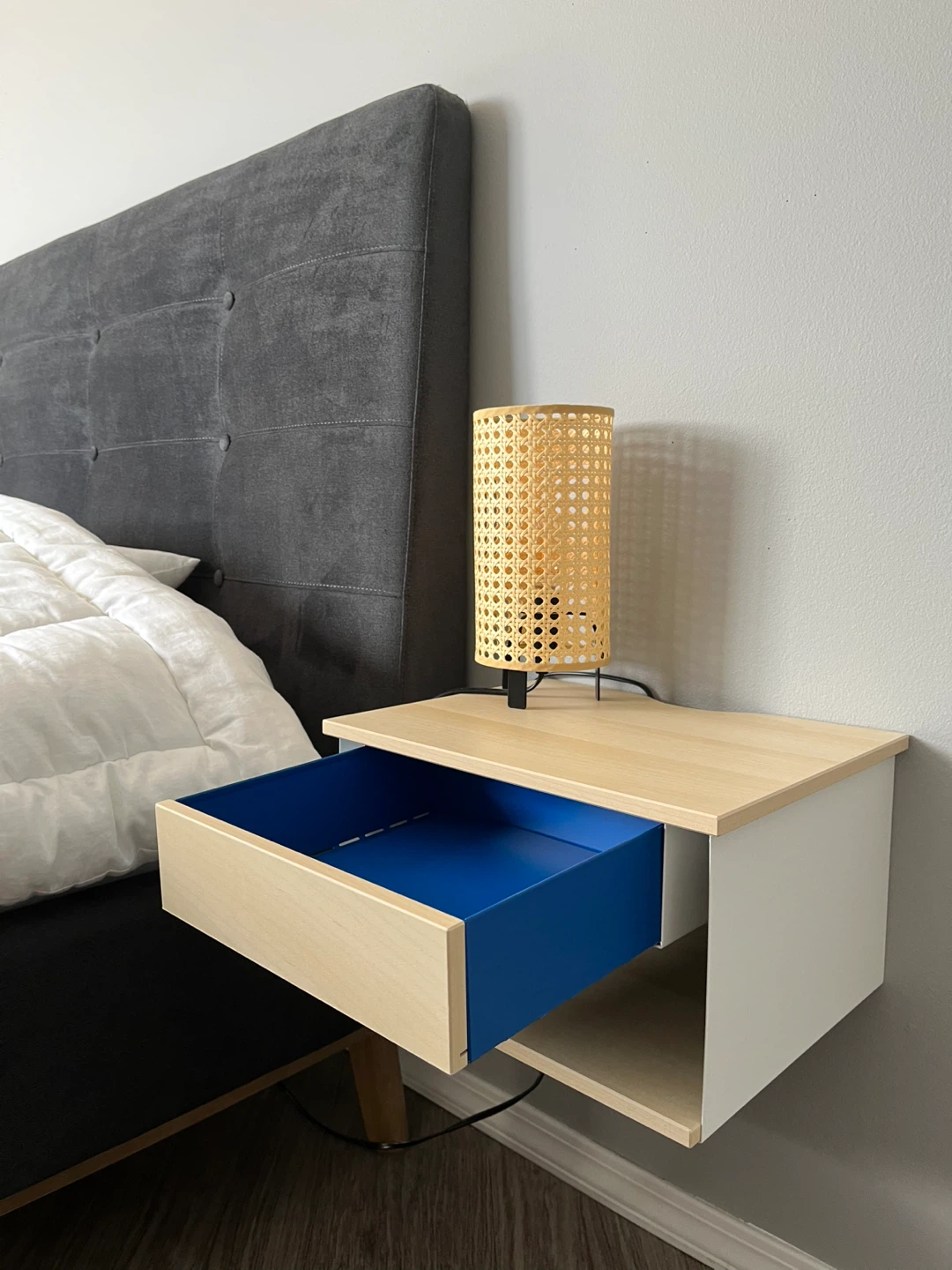2x Wall-Mounted Nightstands ($10 each) - photo 2