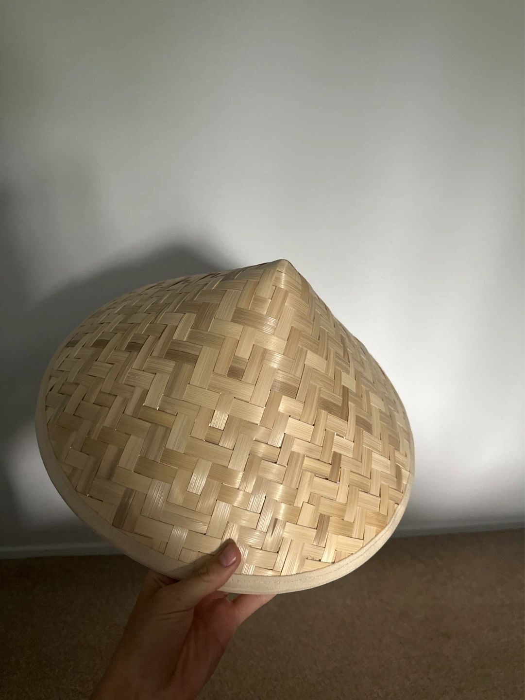 Woven Bamboo Conical Hat