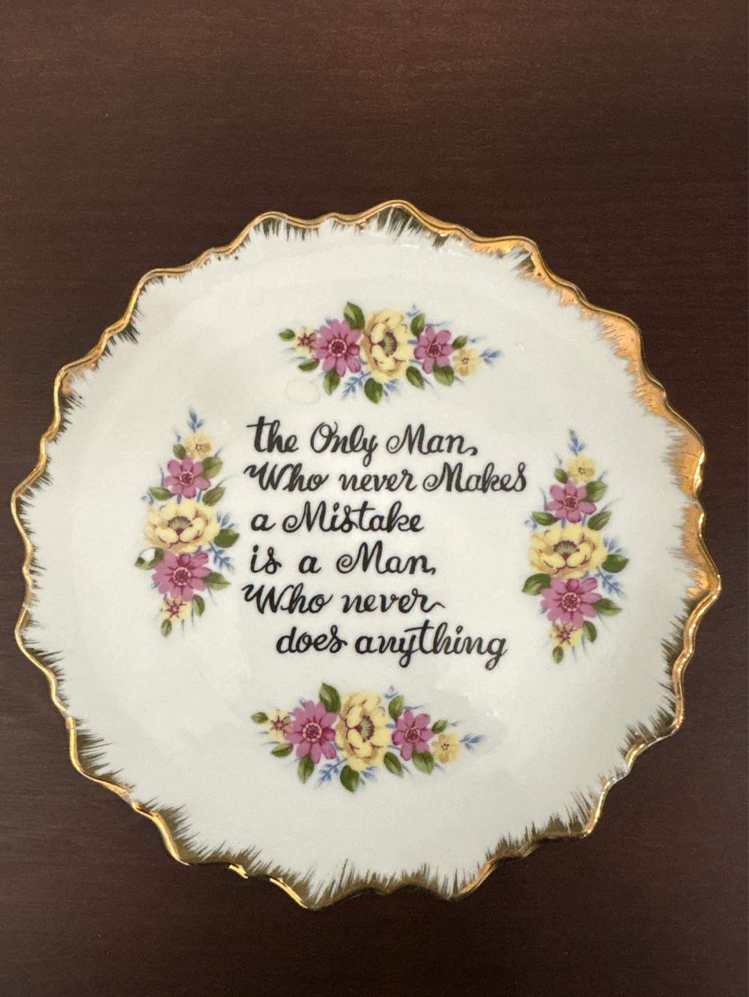 Decorative Plate with Quote