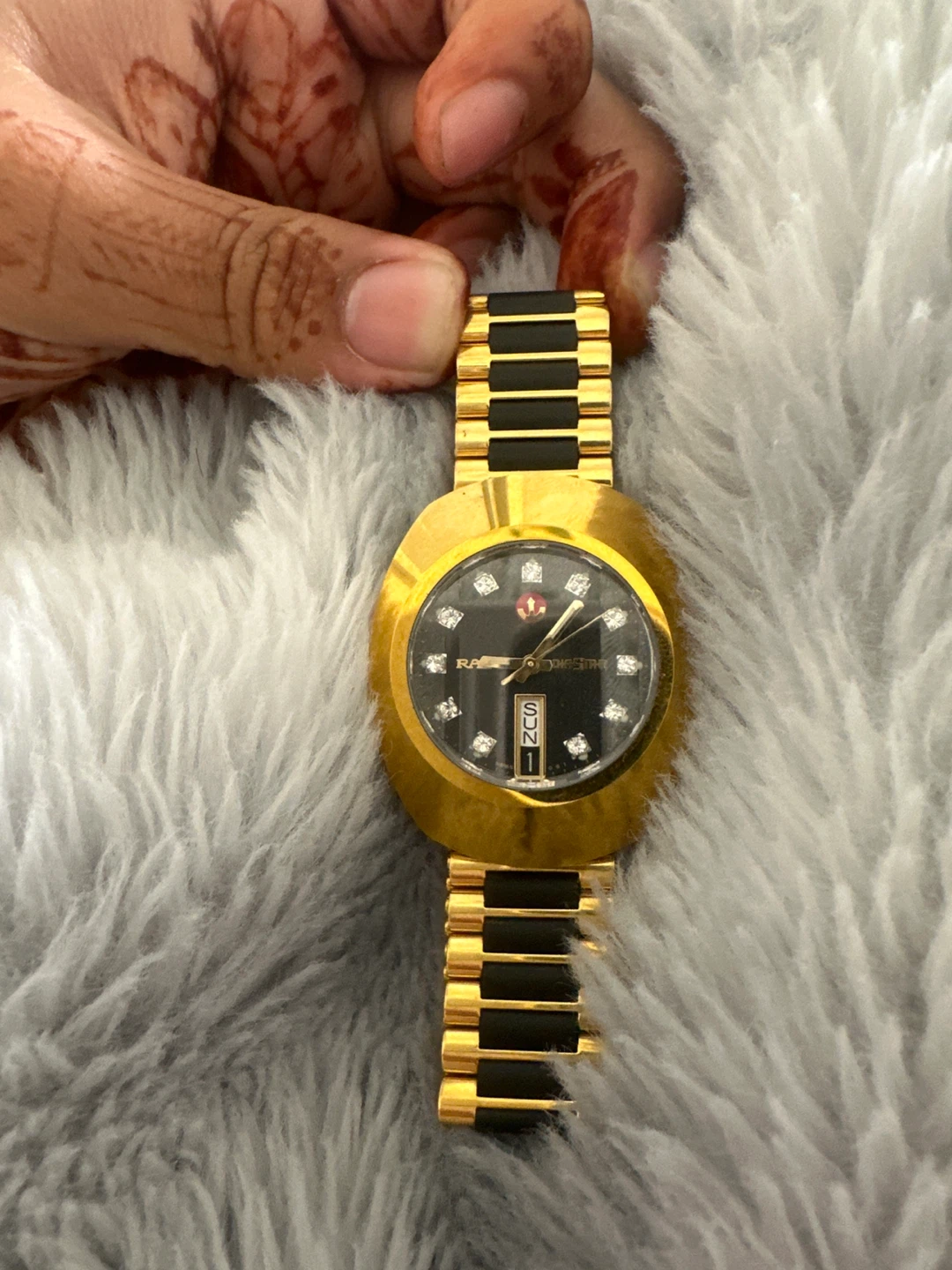 Rado Diastar Watch Gold and Black