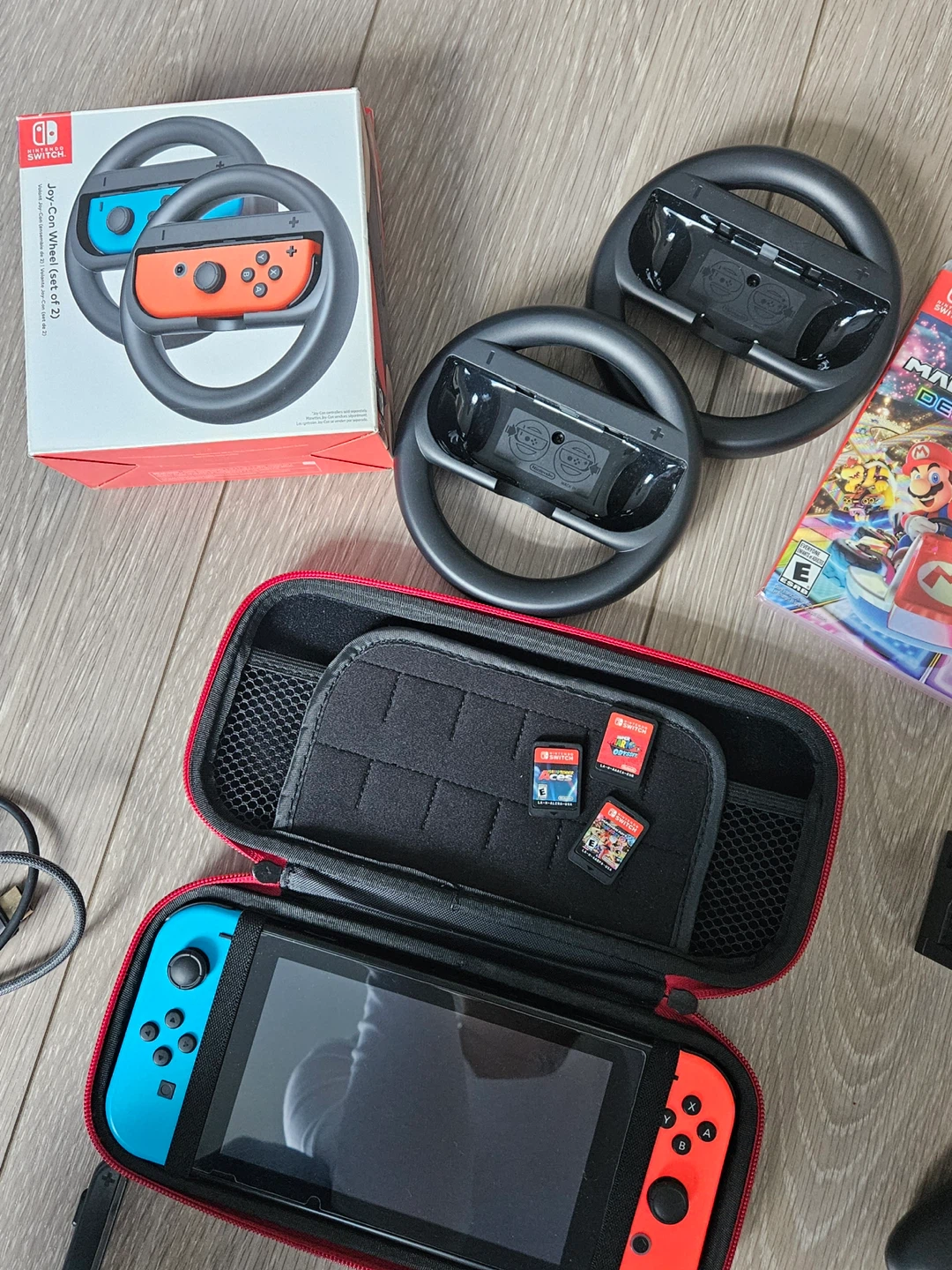 Nintendo Switch Console with Games and Accessories - photo 2