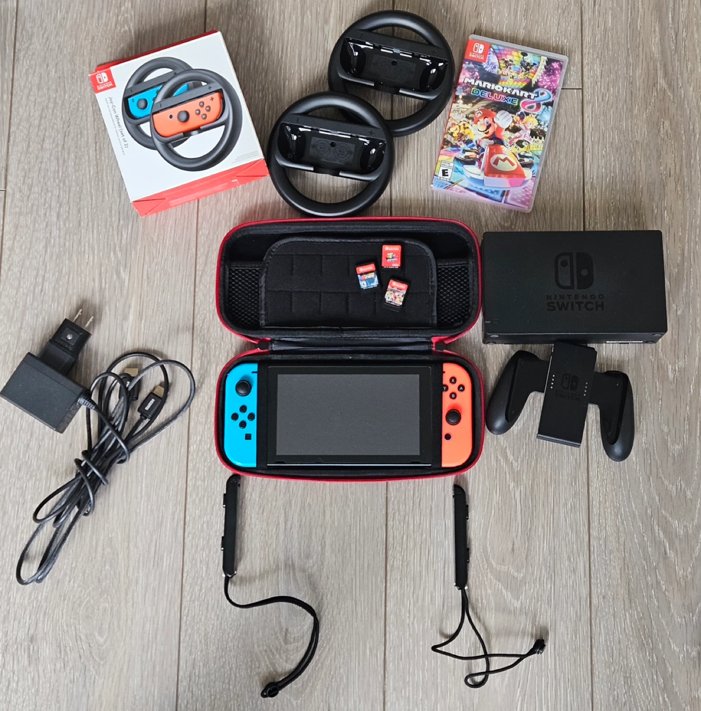 Nintendo Switch Console with Games and Accessories