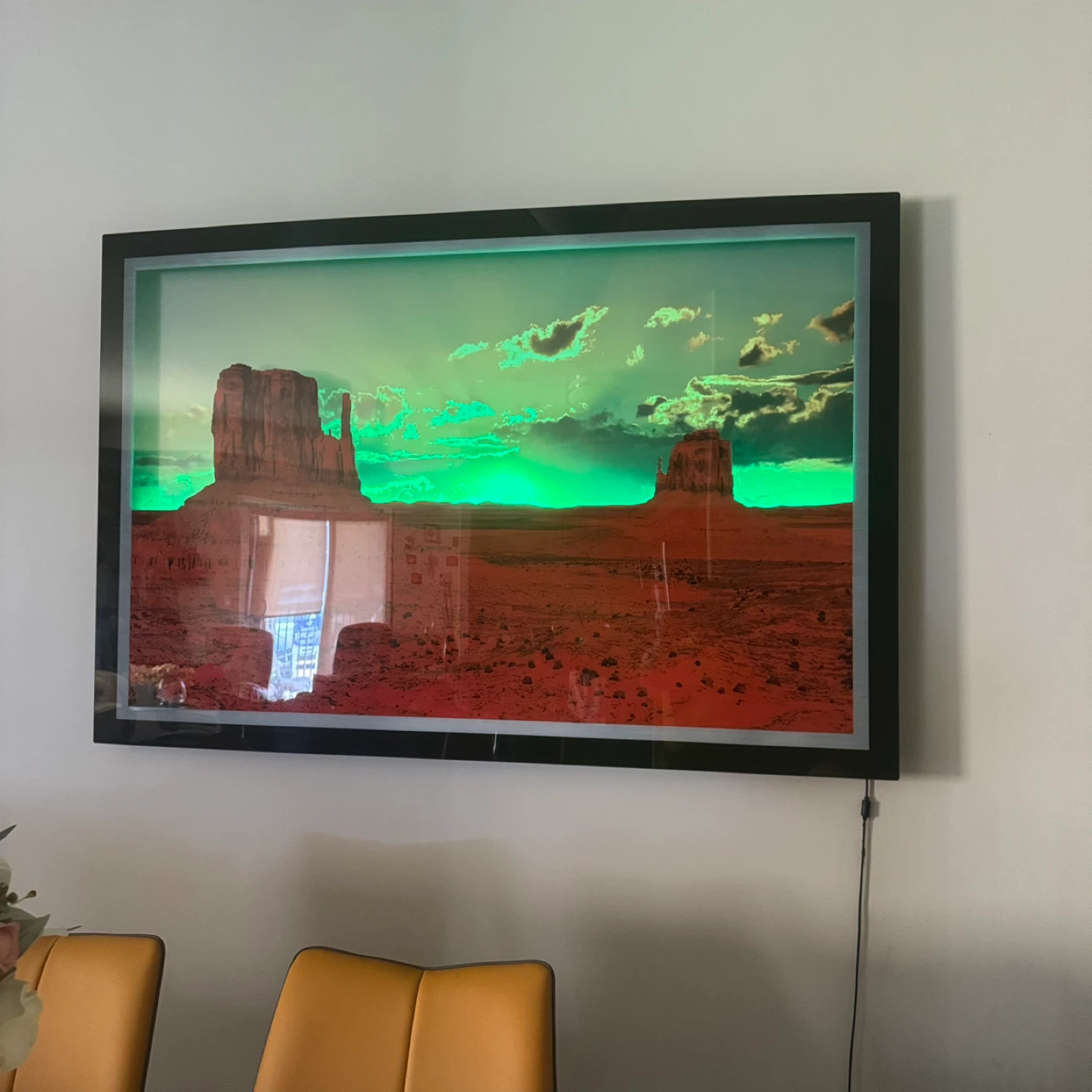 Framed Digital Art Display with Interchangeable Scenes - photo 5