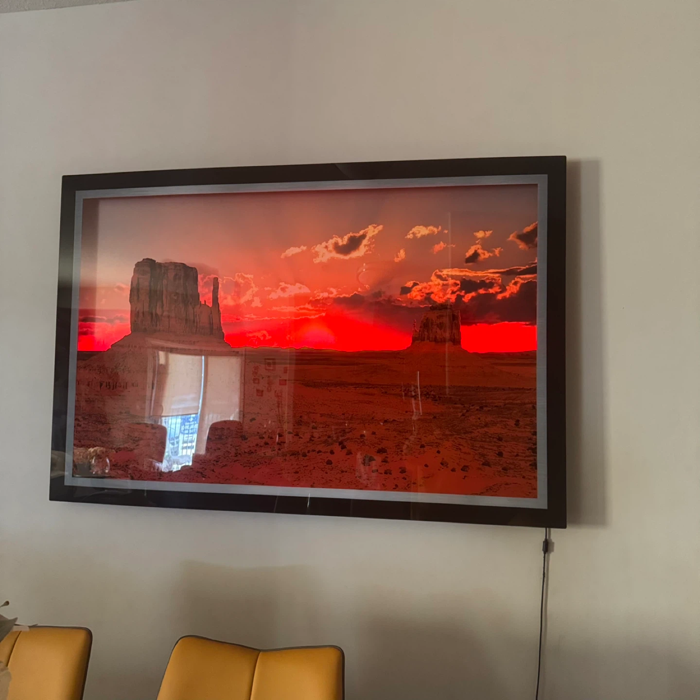 Framed Digital Art Display with Interchangeable Scenes - photo 2