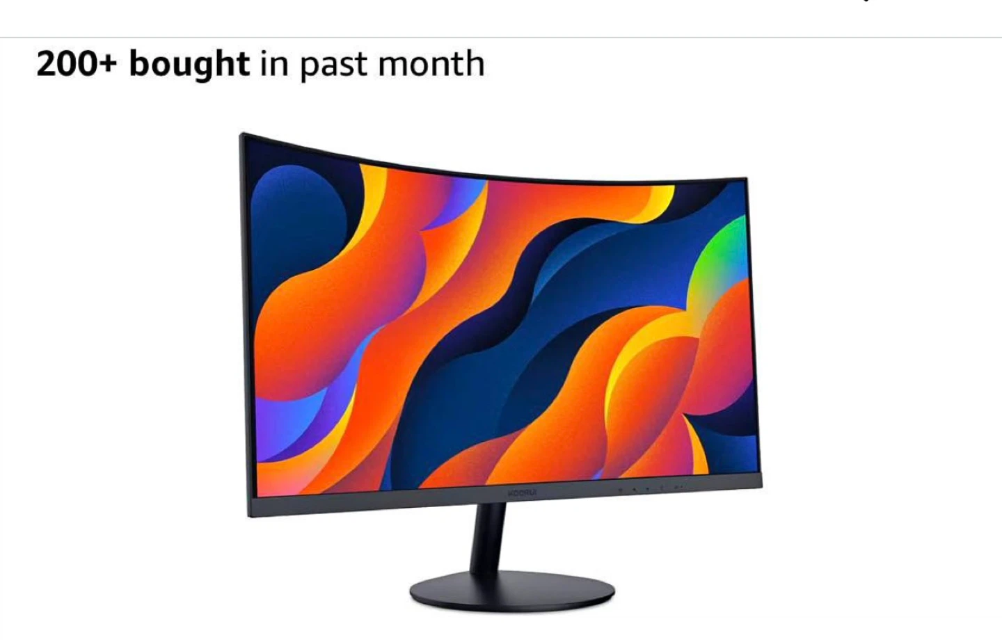 KOORUI 27-inch Curved Monitor - 100Hz Refresh Rate - photo 4