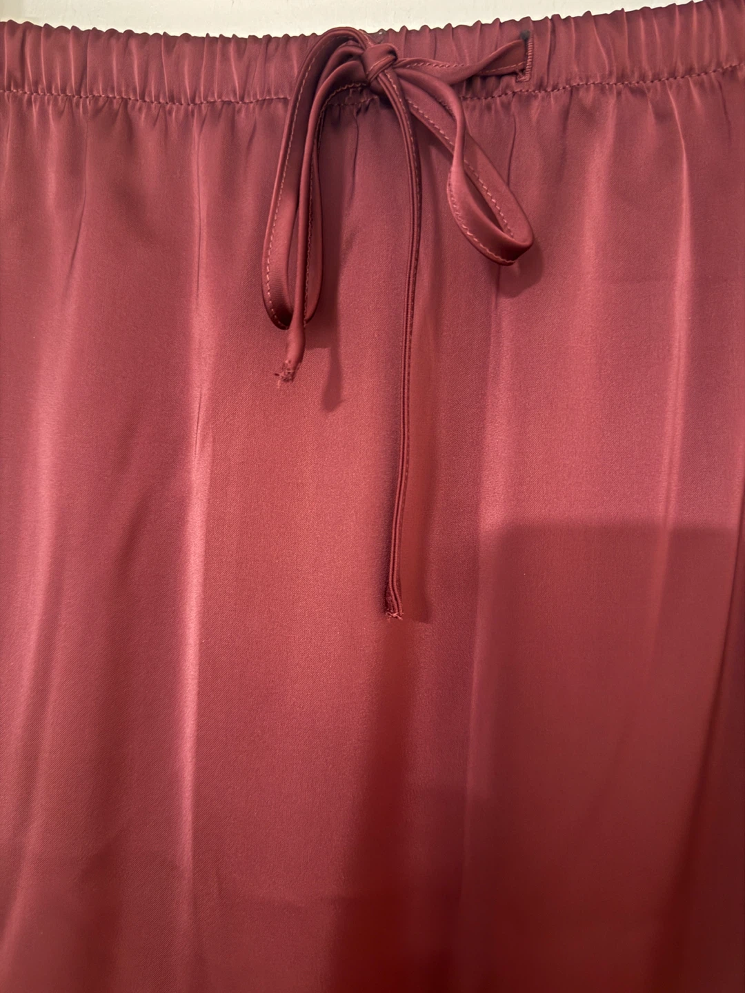 Burgundy maxi skirt - photo 2