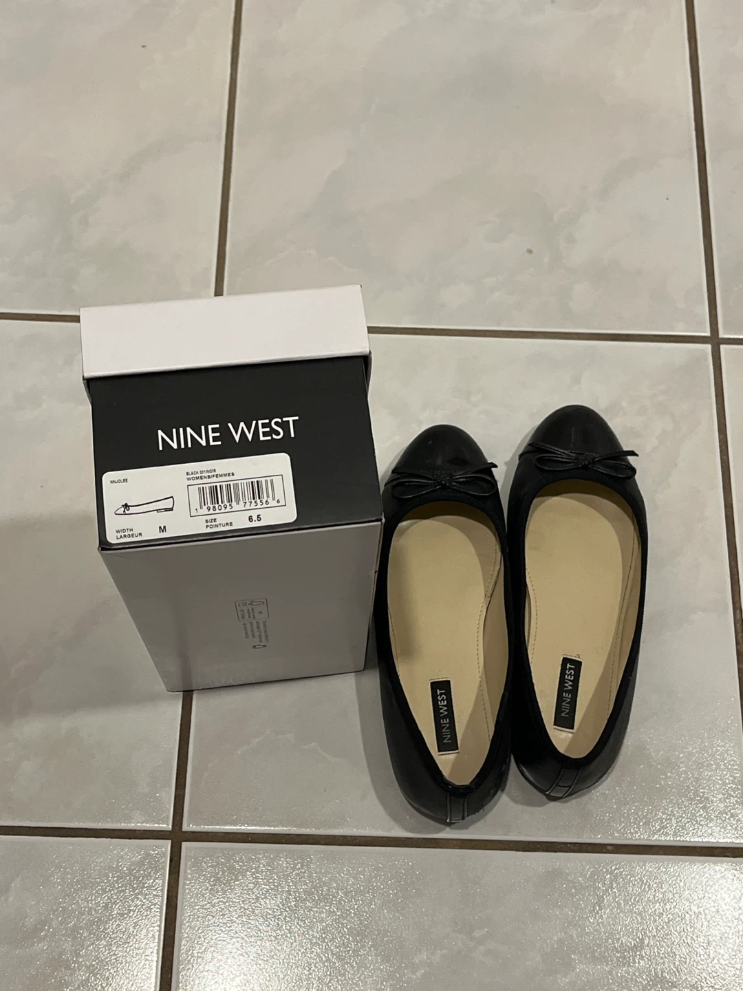 Nine West Black Ballet Flats - Size 6.5 - photo 2