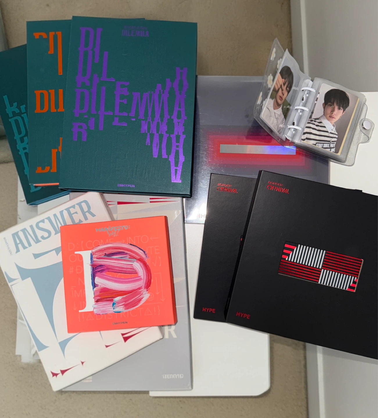 ENHYPEN K-Pop Album Collection (DILEMMA, ANSWER, CARNIVAL)