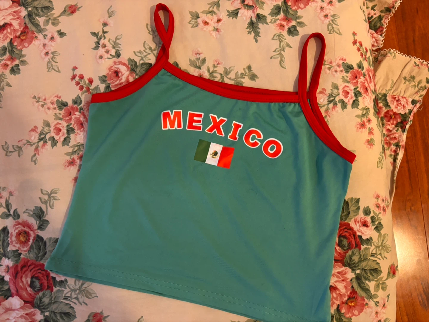 mexico cropped tank top