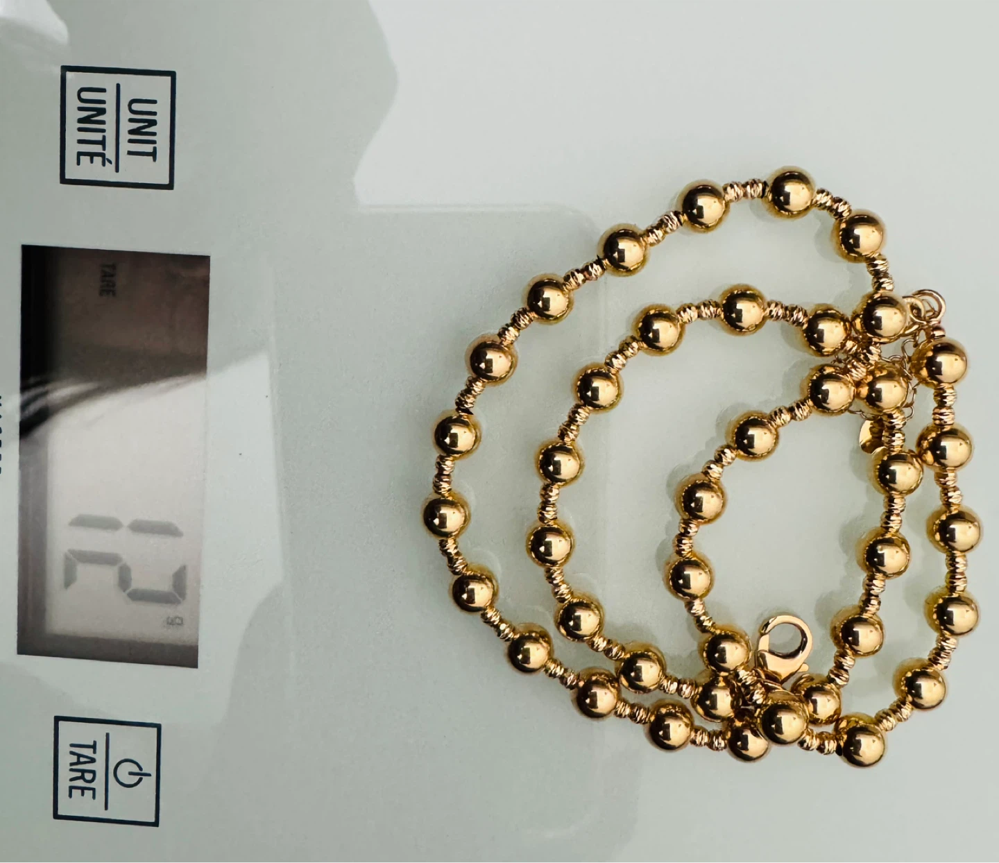 Real Gold Bubble Necklace - photo 3