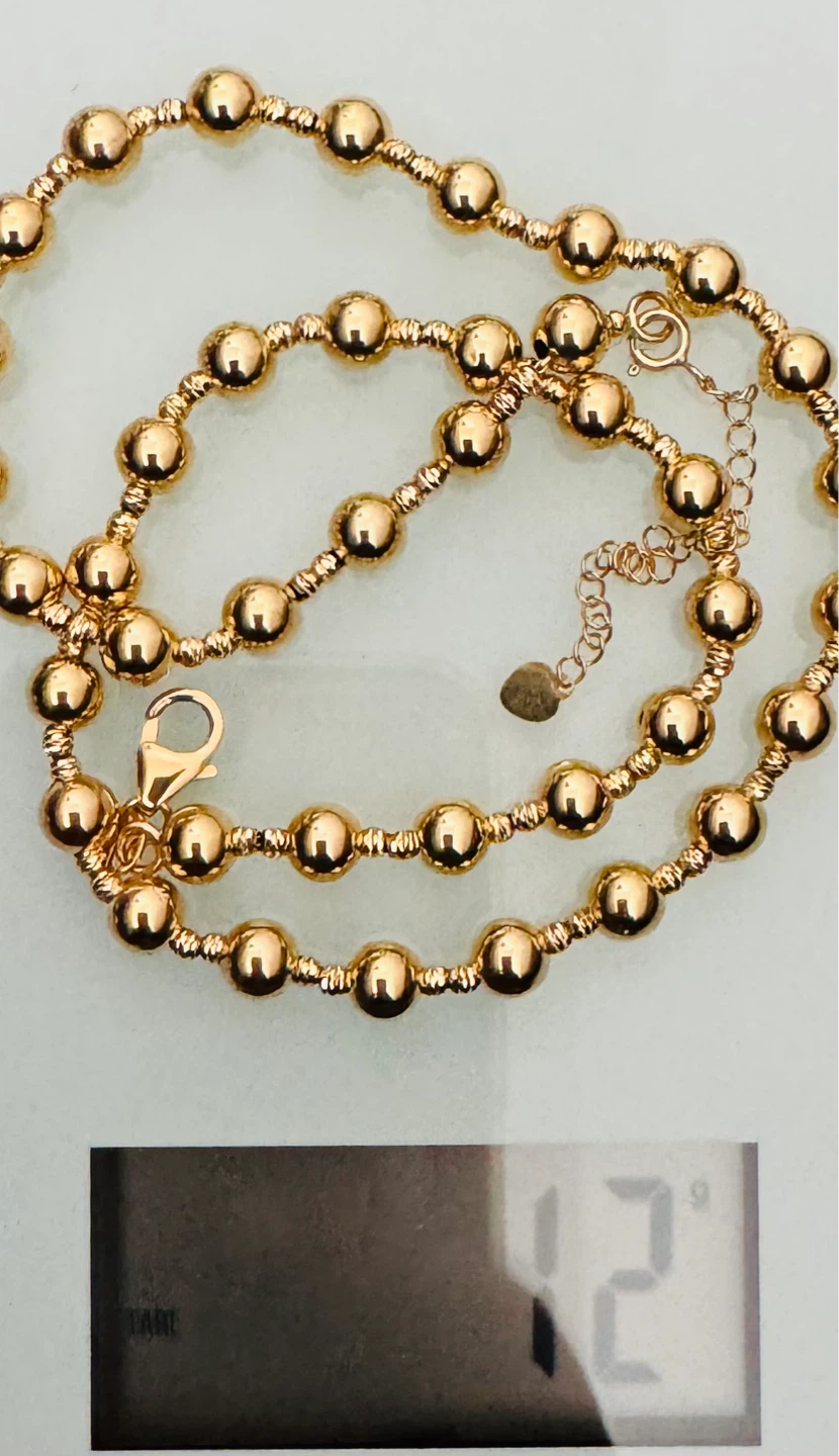 Real Gold Bubble Necklace - photo 2