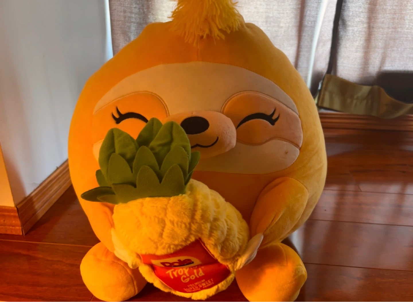snackles sloth + pineapple plush
