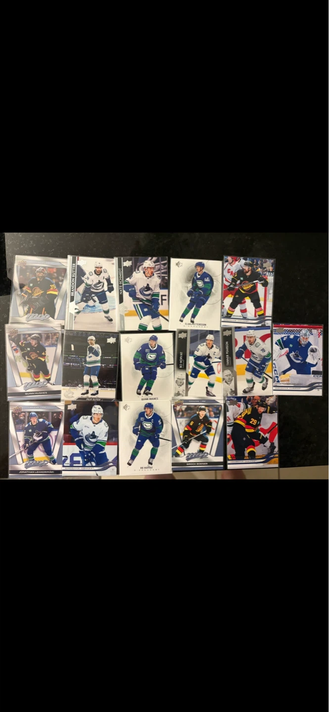 Assorted NHL Hockey Cards Lot