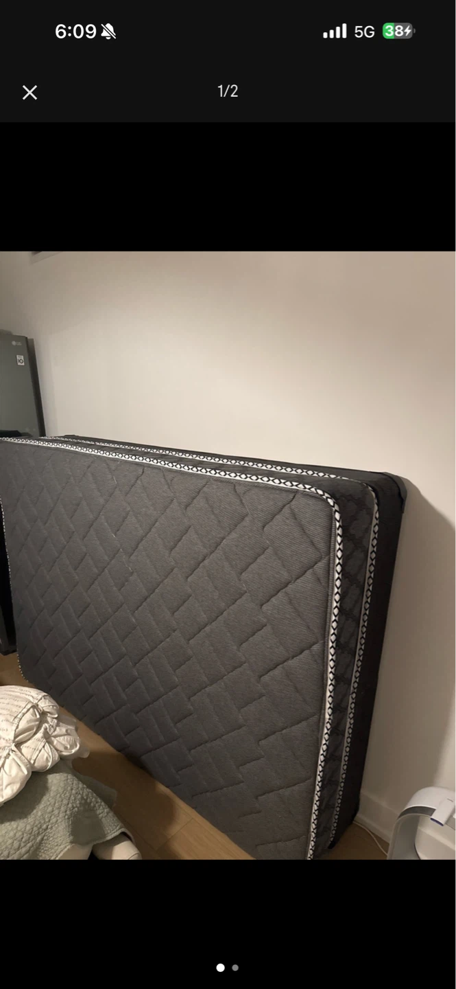 Double Size Mattress and Box Spring
