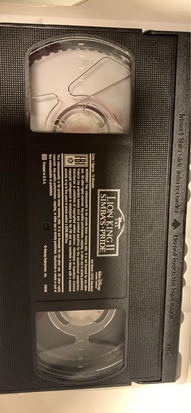 Disney's The Lion King II: Simba's Pride VHS - photo 3