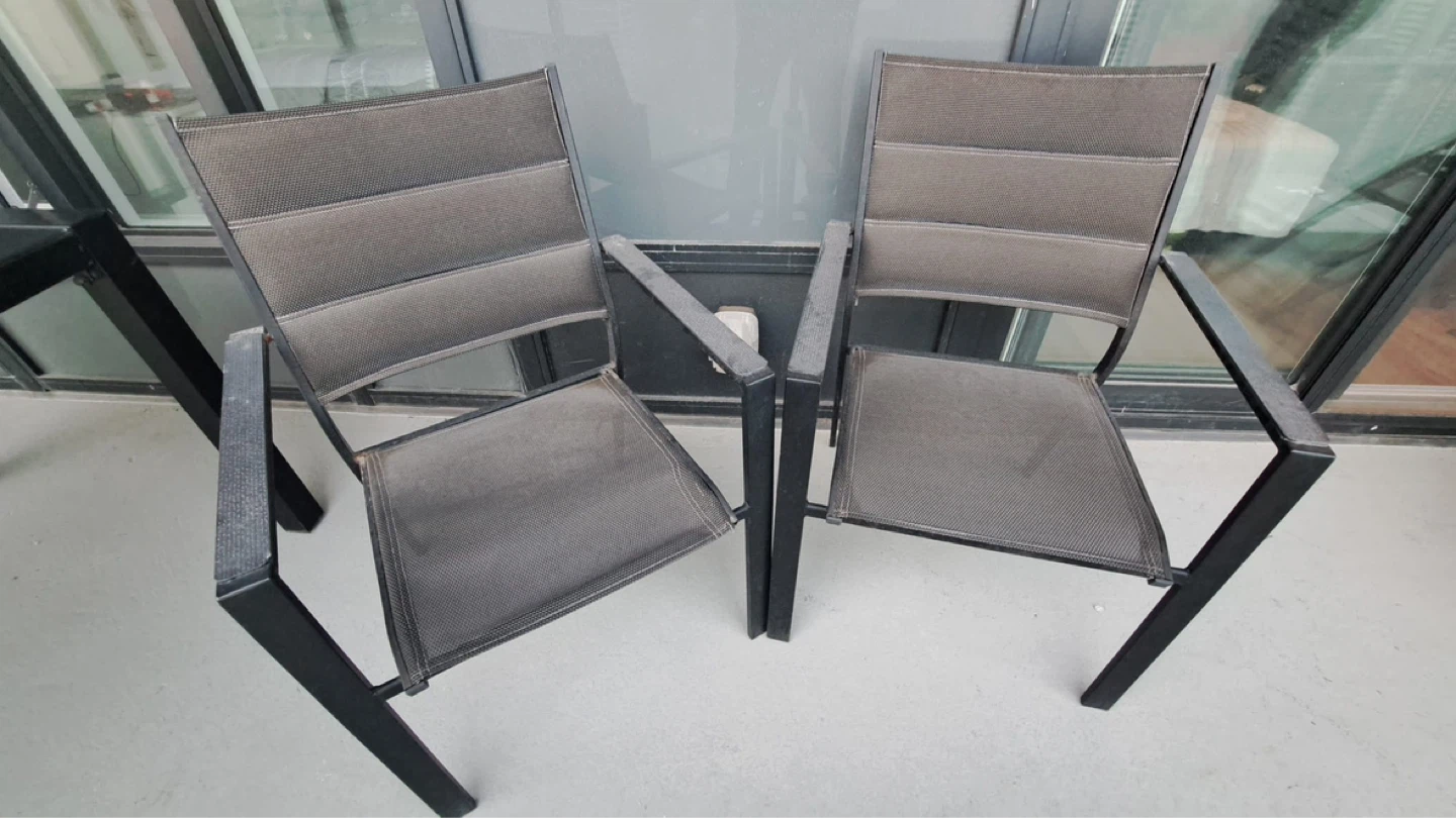 Outdoor Table and Two Chairs Set - photo 2