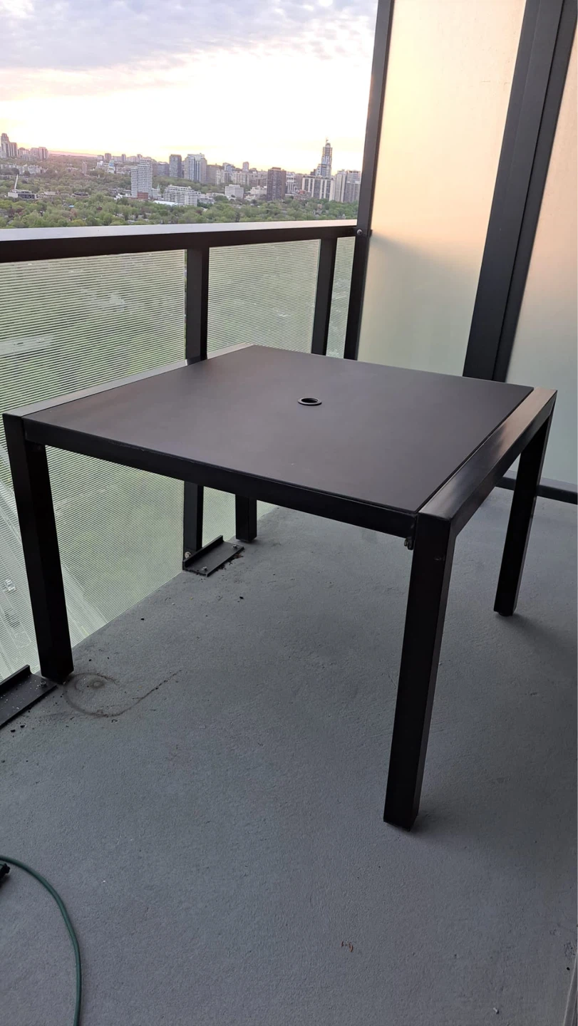 Outdoor Table and Two Chairs Set