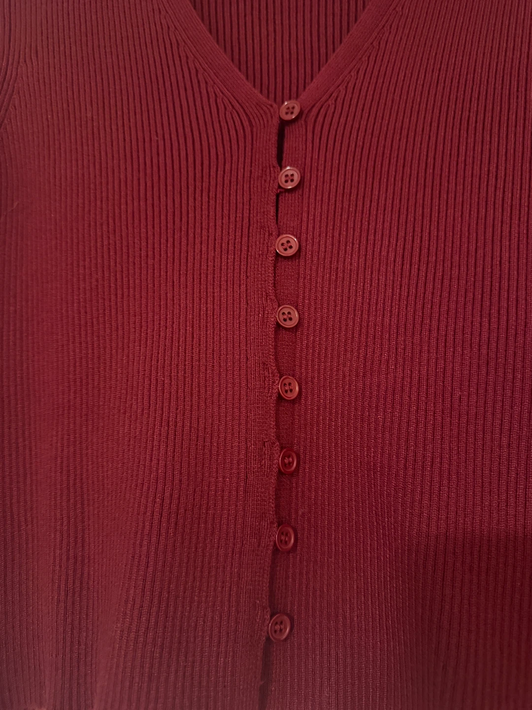 Song of Style Burgundy cardigan - photo 2