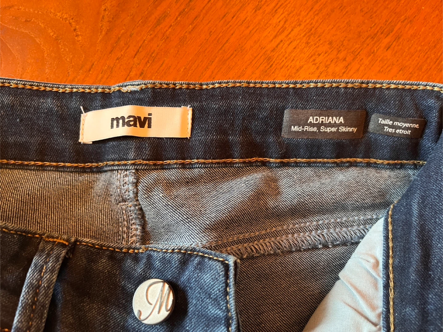 Mavi Adriana Mid-Rise Super Skinny Jeans - photo 2