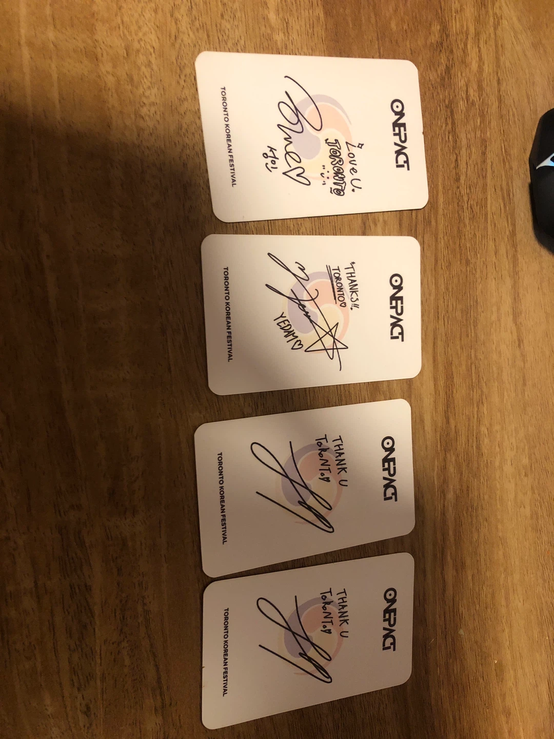 One pact photocards from the korean festival 2025 - photo 5