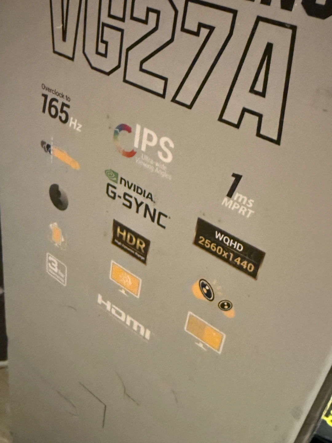 Brand new ASUS gaming monitor (sealed 2029) – cheap - photo 3