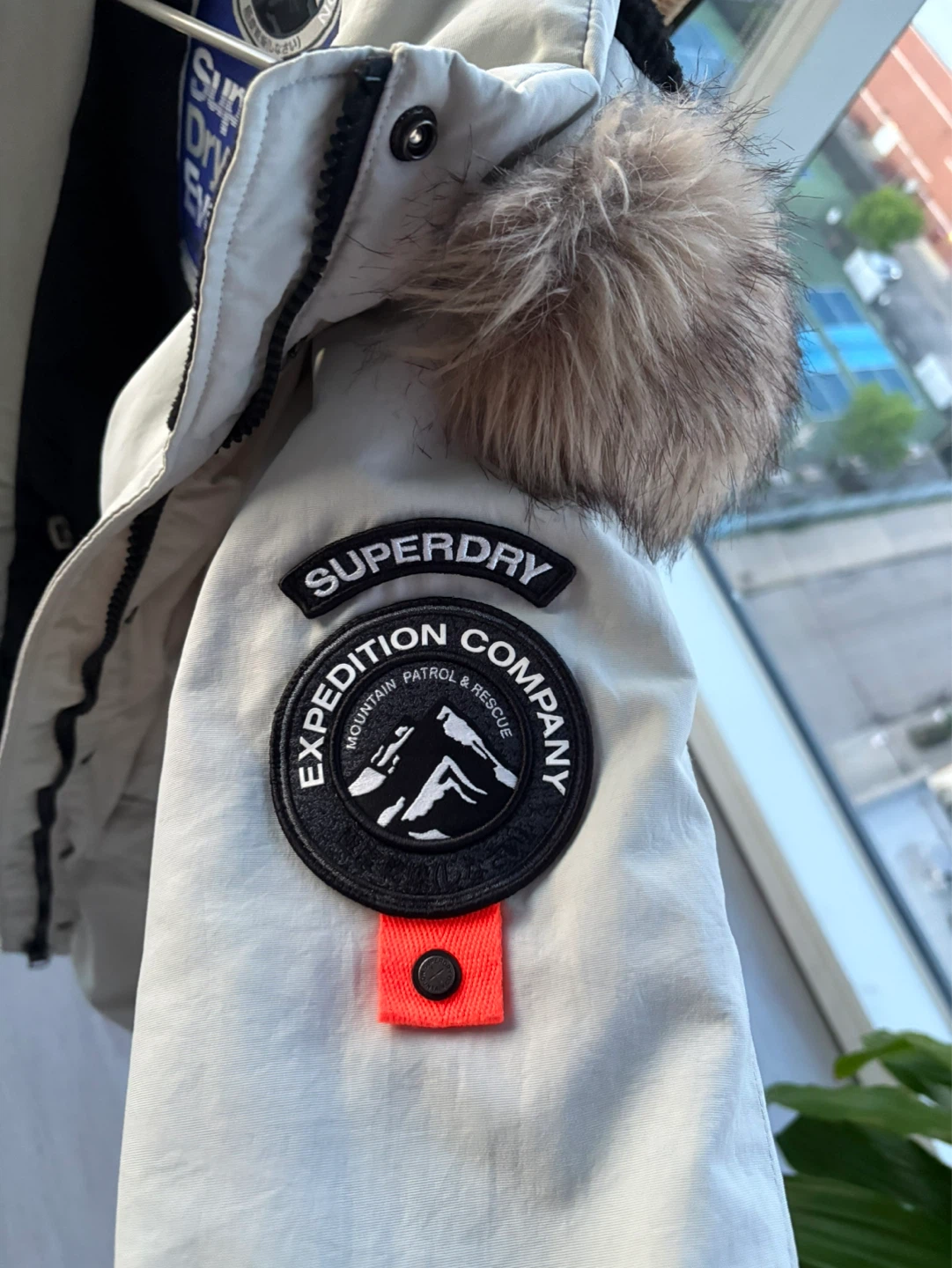 Superdry Everest Hooded Bomber Jacket - Moonlight Grey - photo 3