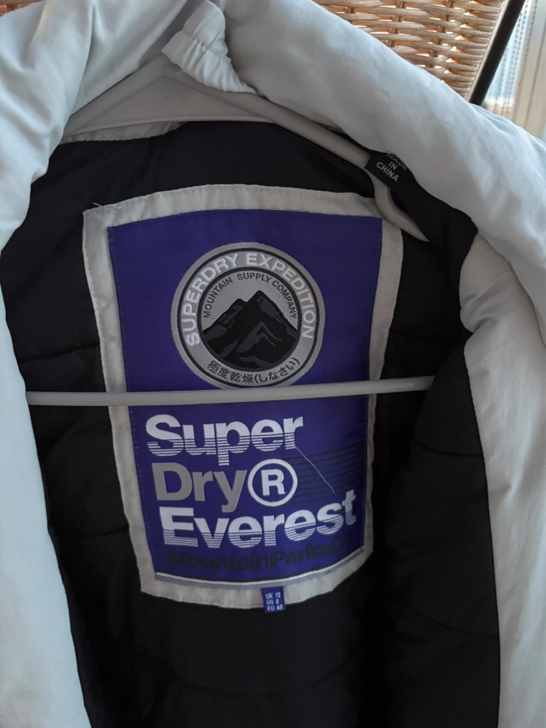 Superdry Everest Hooded Bomber Jacket - Moonlight Grey - photo 2