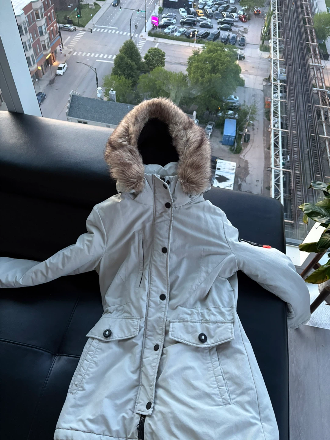 Superdry Everest Hooded Bomber Jacket - Moonlight Grey
