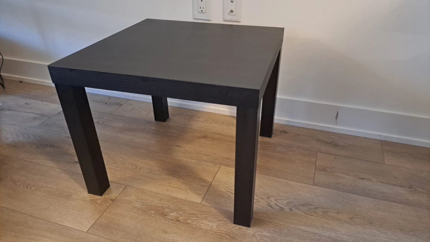 Black Side Table