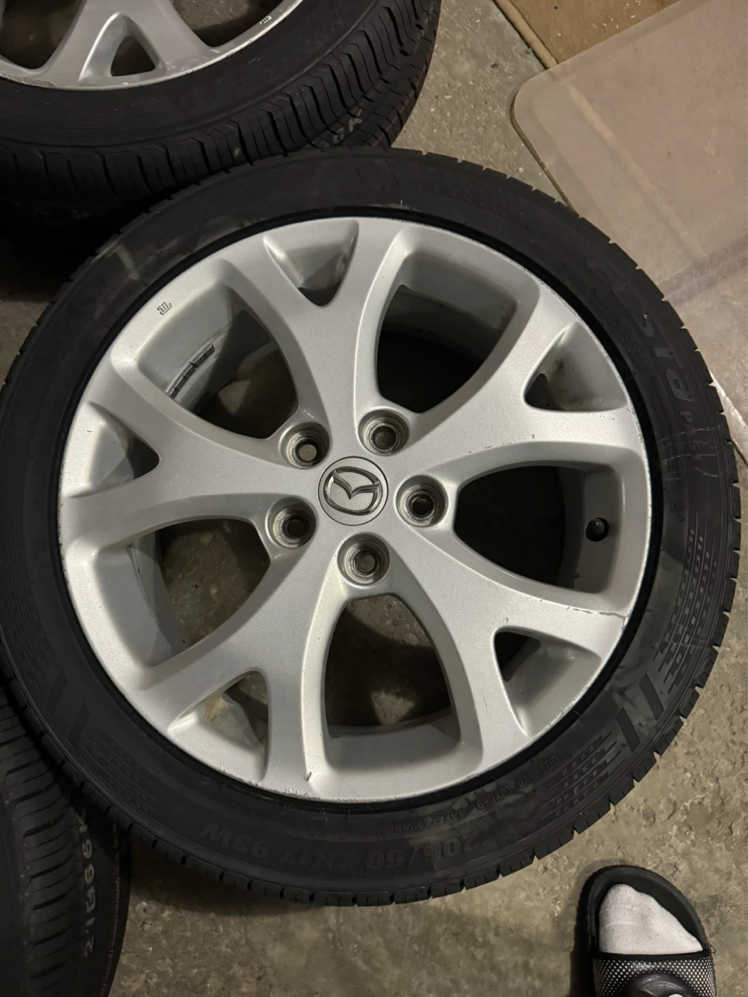 Set of 4 Mazda Alloy Wheels with Tires
