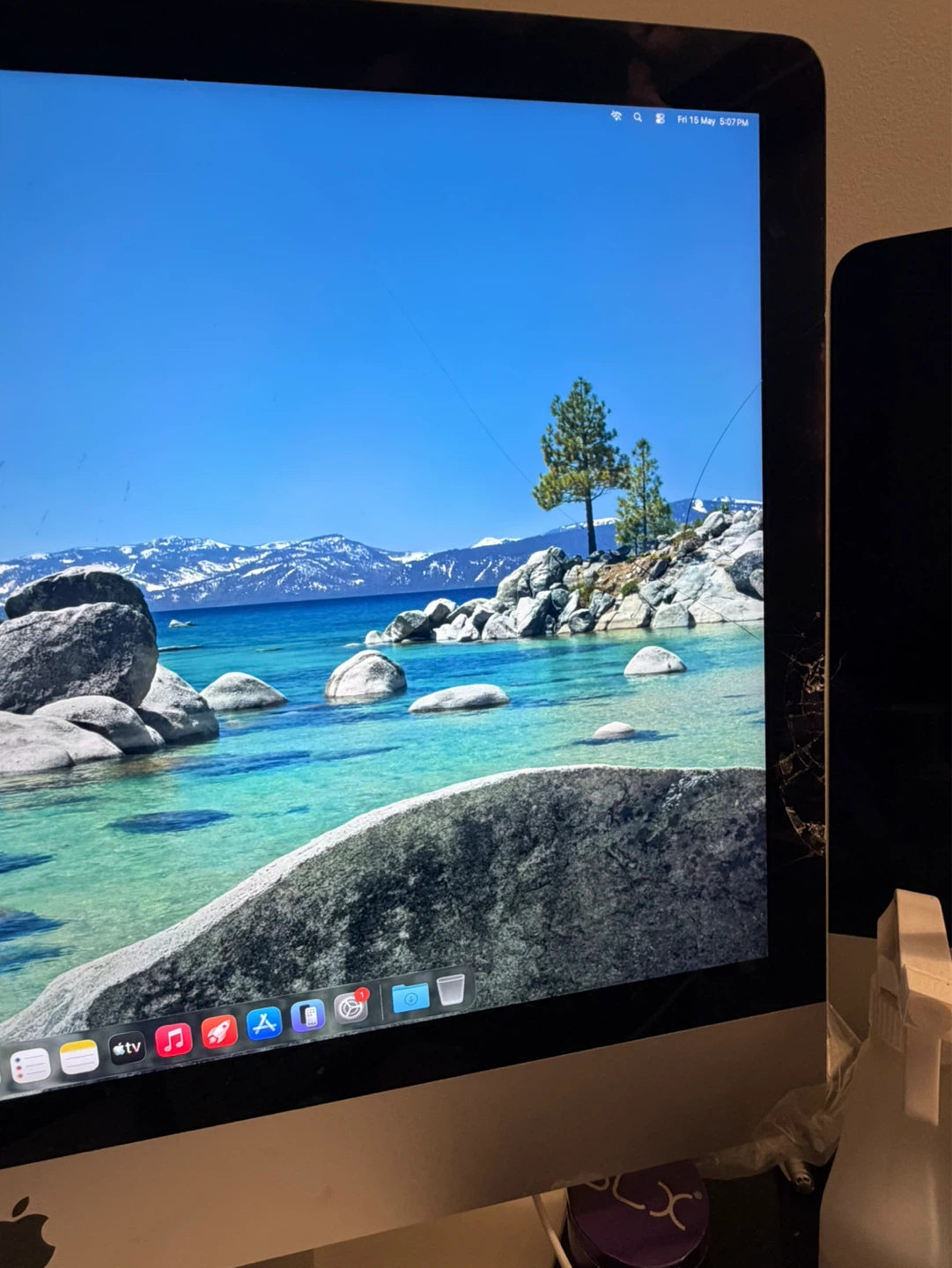 Apple iMac 27” Retina 5K 2020 16GB 256GB Silver CRACKED - photo 3