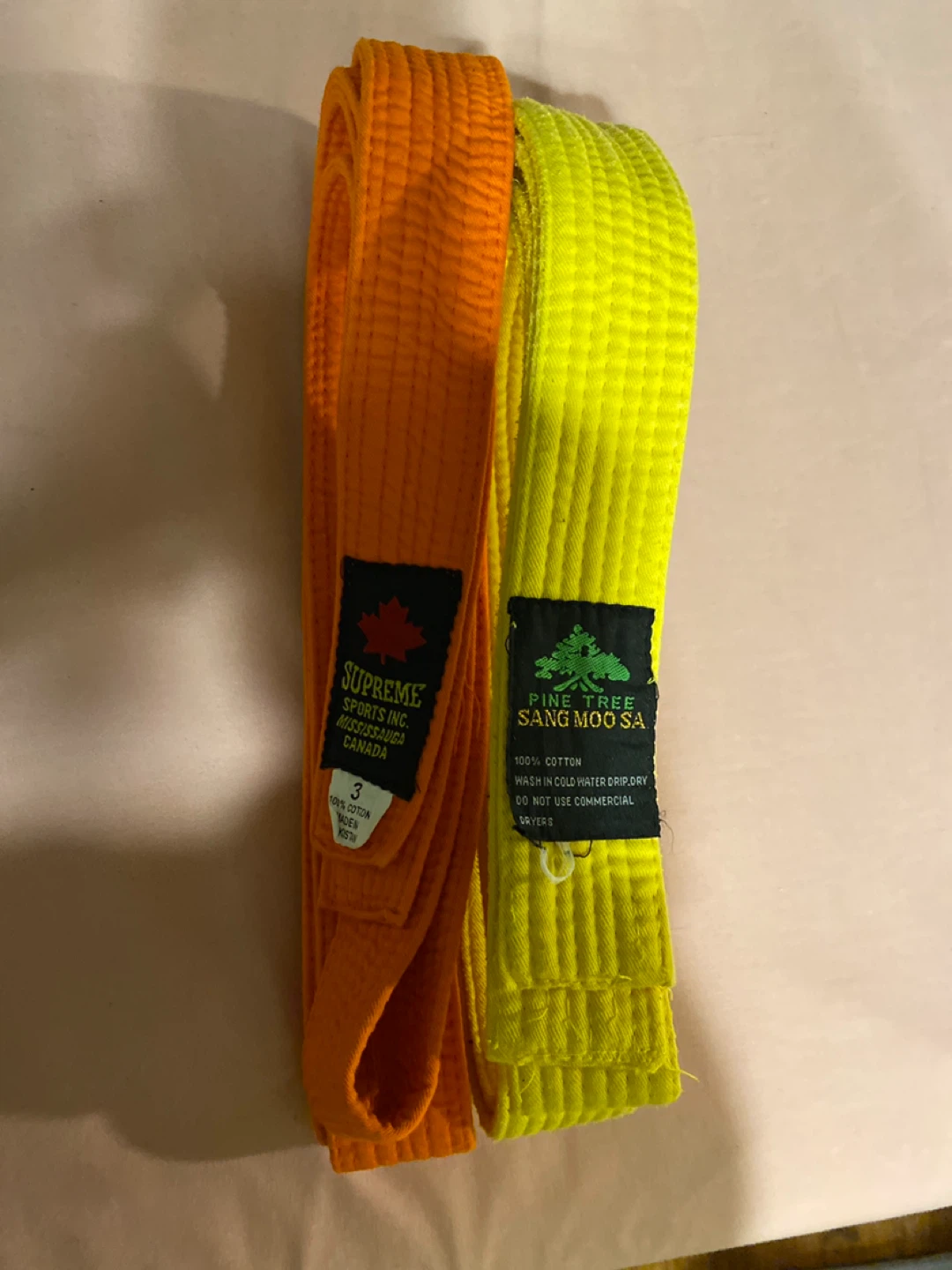 2 martial Belts