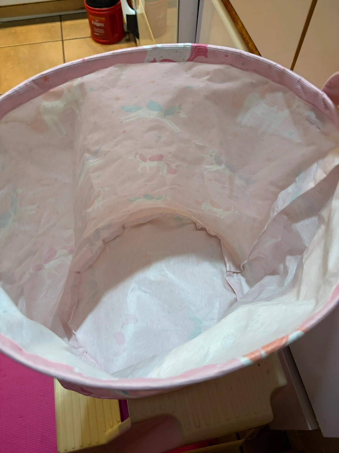 Pink Unicorn Storage Bin - photo 2