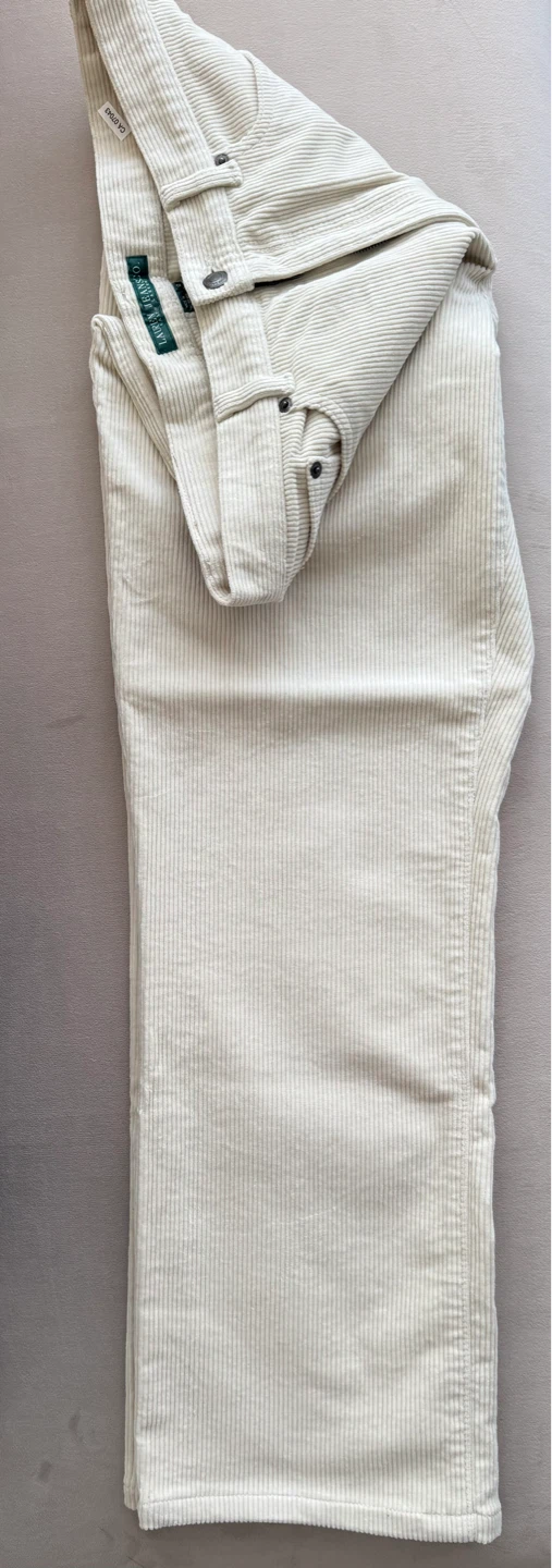 Lauren Corduroy Pants Cream Size 12