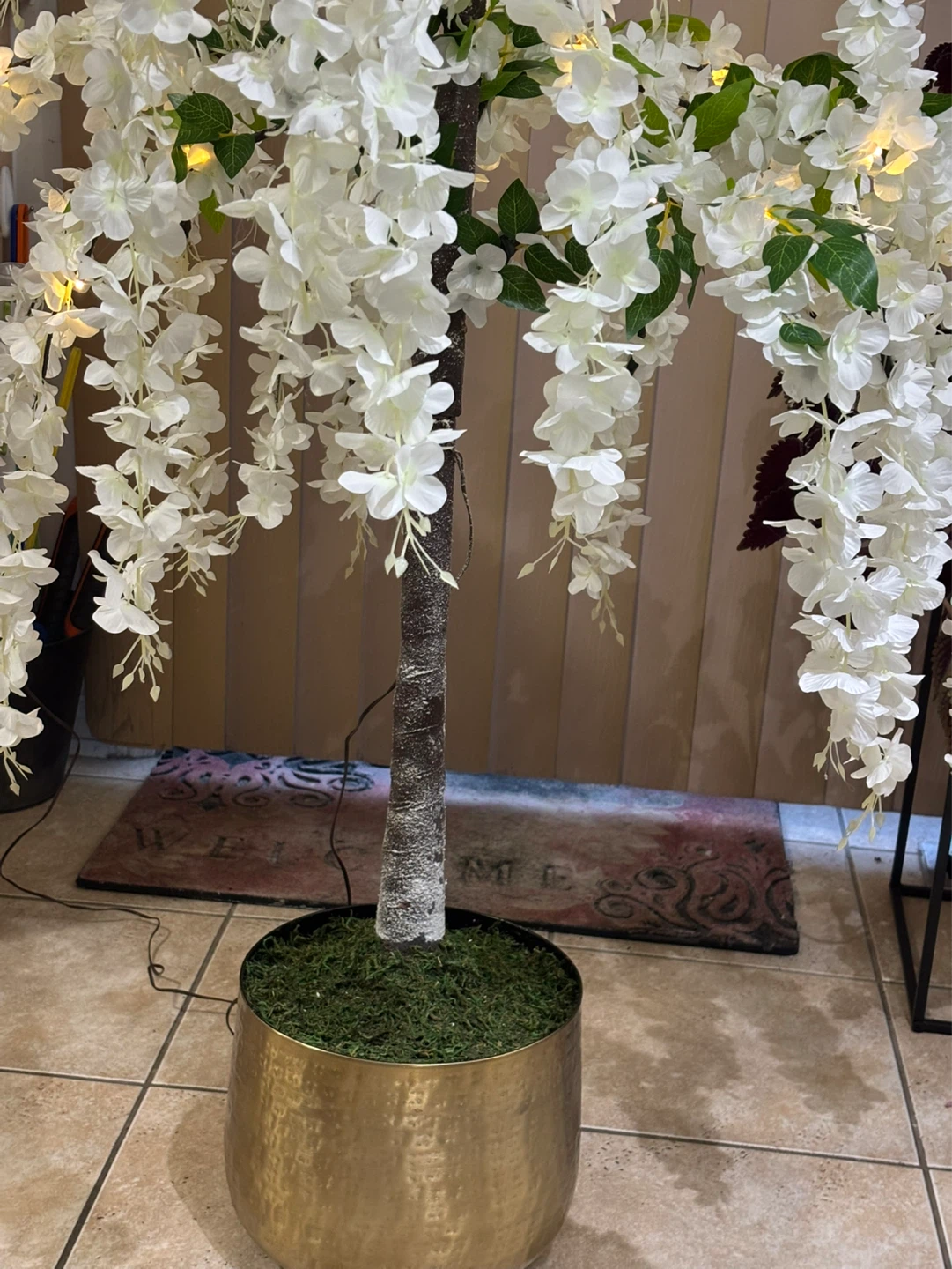 Artificial Wisteria Tree with Lights - photo 4