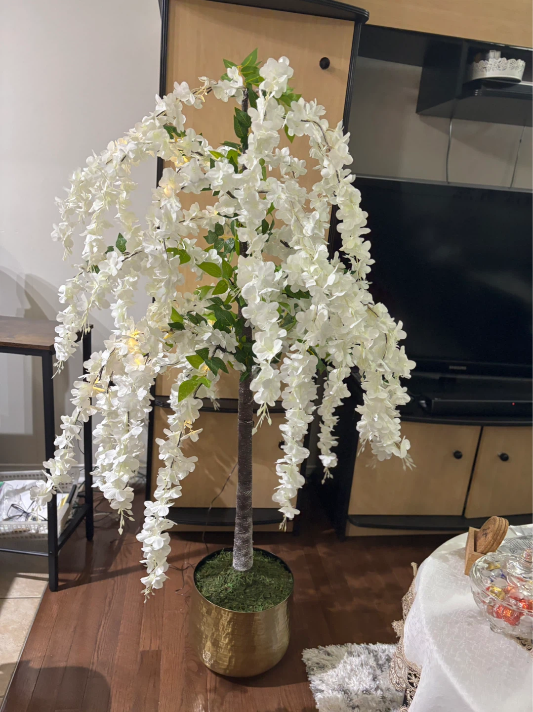 Artificial Wisteria Tree with Lights - photo 2
