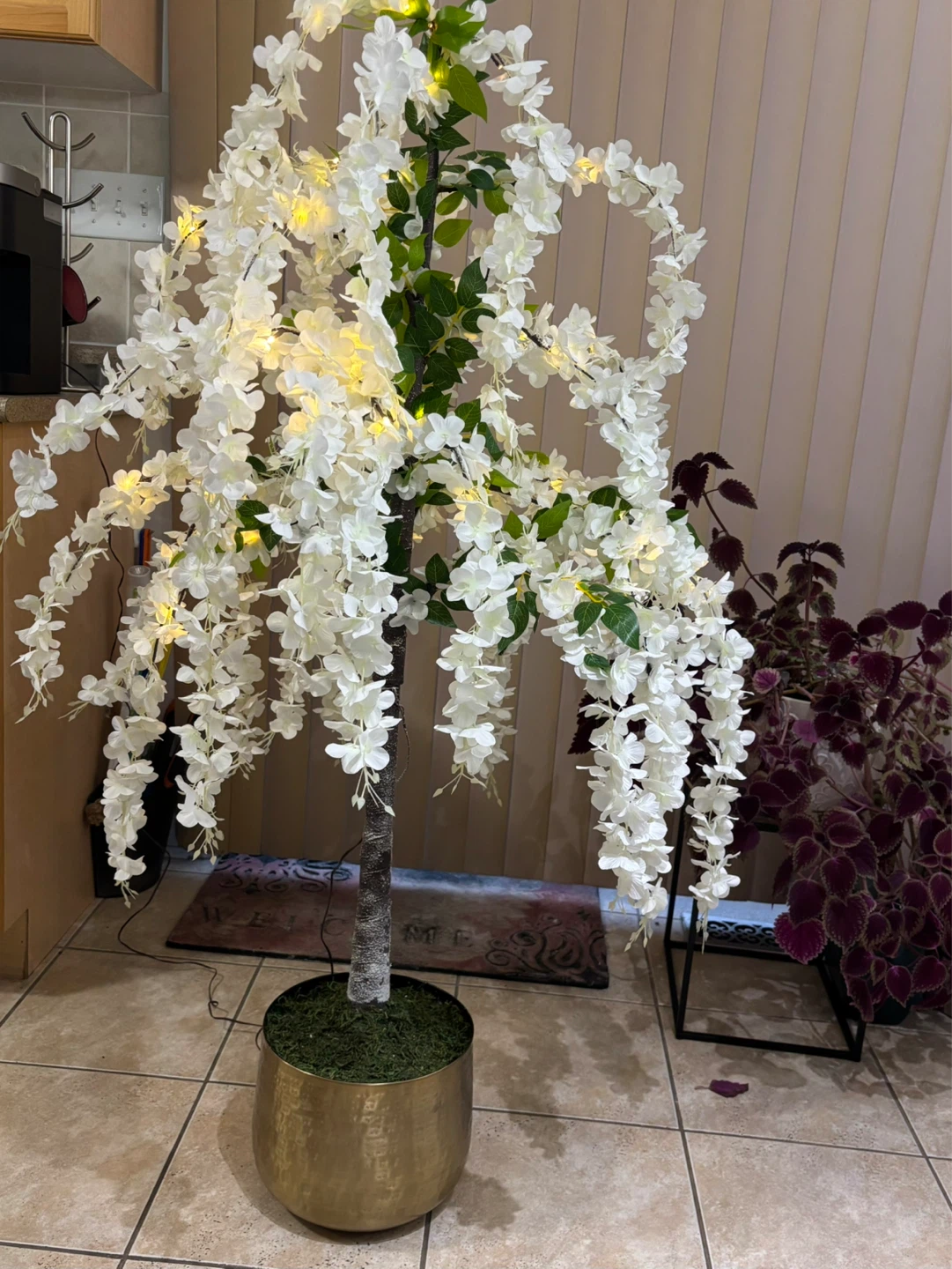 Artificial Wisteria Tree with Lights - photo 5